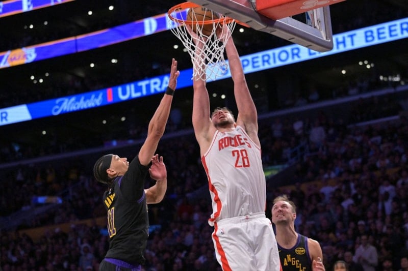 Alperen, double double yaptı! Rockets, Lakers’a yenildi